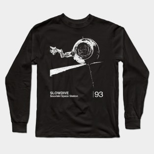 Souvlaki Space Station / Minimal Graphic Design Tribute Long Sleeve T-Shirt